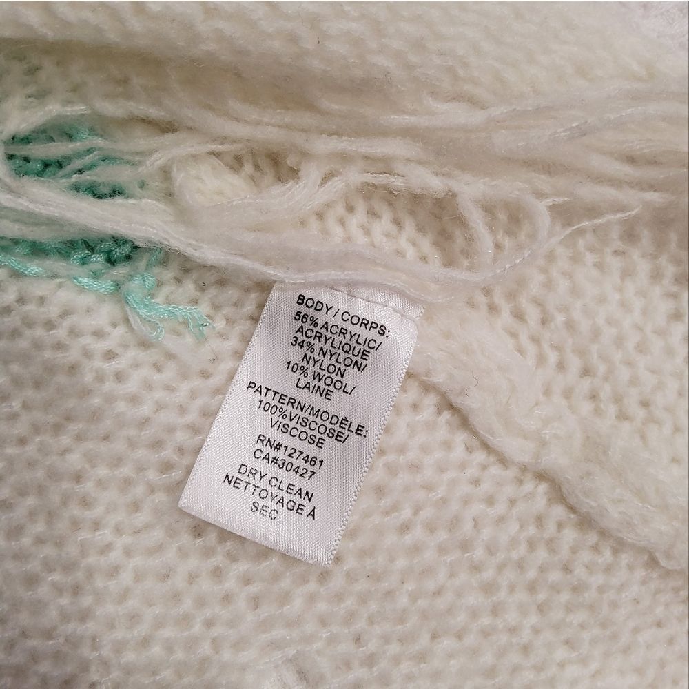 WildFox Rainbow Check Lennon Super Oversize Sweater Size S (Fit M,L) - Picture 6 of 11